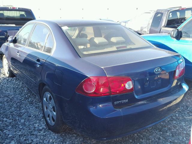 KNAGE123065033683 - 2006 KIA OPTIMA LX BLUE photo 3