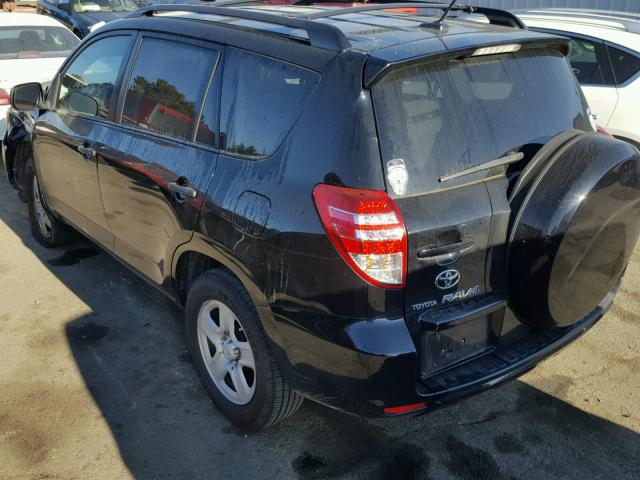 2T3ZF4DV9AW036544 - 2010 TOYOTA RAV4 BLACK photo 3