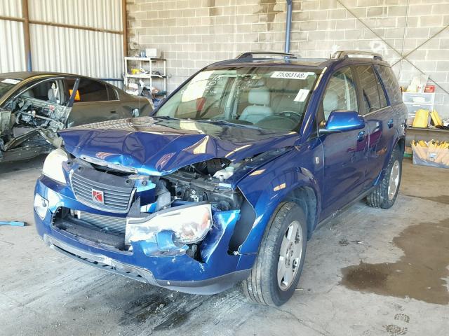 5GZCZ634X6S852596 - 2006 SATURN VUE BLUE photo 2