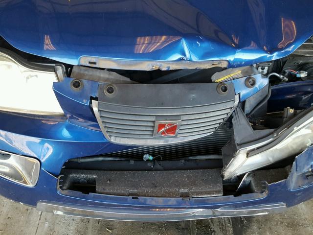 5GZCZ634X6S852596 - 2006 SATURN VUE BLUE photo 7