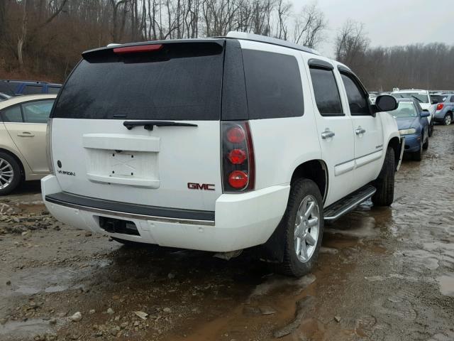 1GKFK638X7J318144 - 2007 GMC YUKON DENA WHITE photo 4