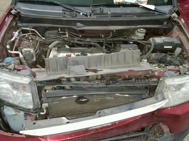 5J6YH28739L005630 - 2009 HONDA ELEMENT EX RED photo 7