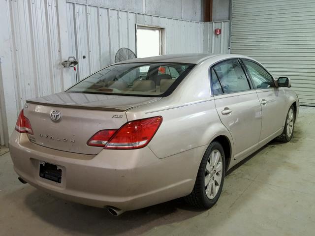 4T1BK36B37U205047 - 2007 TOYOTA AVALON XL TAN photo 4