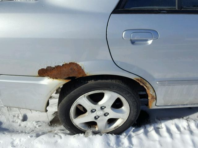 JM1BJ225410474478 - 2001 MAZDA PROTEGE LX 银色 照片 9