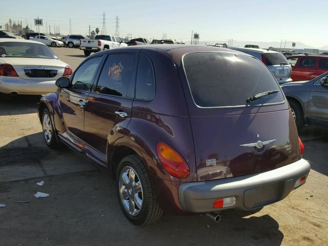 3C8FY68B72T319220 - 2002 CHRYSLER PT CRUISER PURPLE photo 3