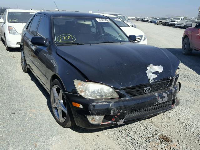 JTHBD182610010413 - 2001 LEXUS IS 300 BLACK photo 1