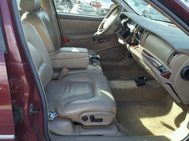 1G4CW52K1W4624121 - 1998 BUICK PARK AVENU BURGUNDY photo 5