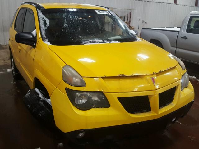 3G7DA03E83S582057 - 2003 PONTIAC AZTEK YELLOW photo 1