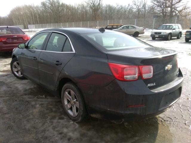 1G11B5SAXDF301582 - 2013 CHEVROLET MALIBU LS შავი ფოტო 3