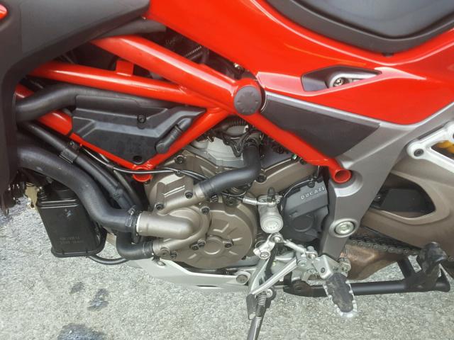 ZDM12BWW0FB001401 - 2015 DUCATI MULTISTRAD RED photo 7