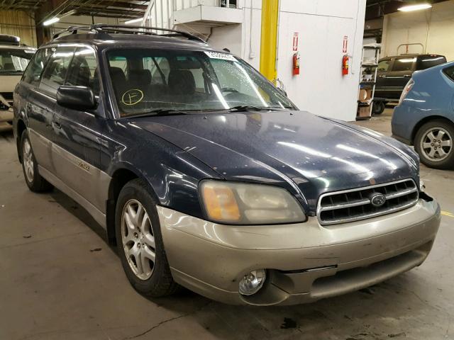 4S3BH675917632459 - 2001 SUBARU LEGACY OUT BLUE photo 1