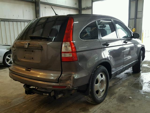 3CZRE3H34AG704430 - 2010 HONDA CR-V LX GRAY photo 4