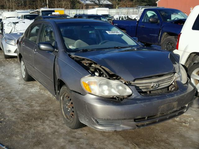 2T1BR32E83C143006 - 2003 TOYOTA COROLLA CE GRAY photo 1