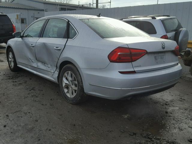 1VWAT7A33GC014851 - 2016 VOLKSWAGEN PASSAT S فضي صورة 3