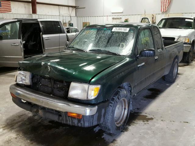 4TAVL52N7XZ445646 - 1999 TOYOTA TACOMA XTR GREEN photo 2