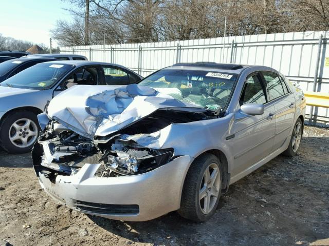 19UUA662X4A000731 - 2004 ACURA TL SILVER photo 2