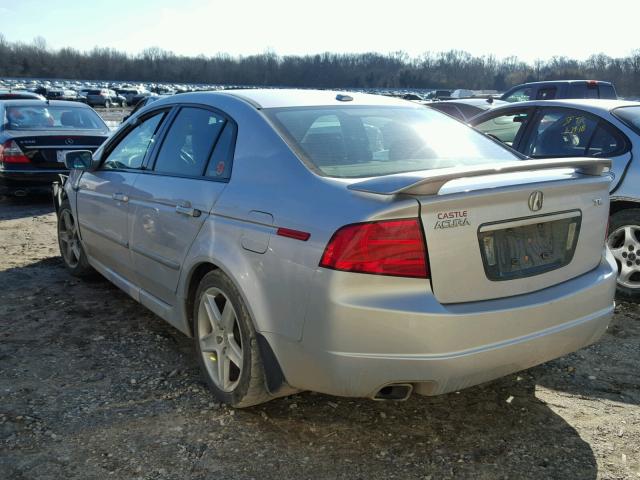 19UUA662X4A000731 - 2004 ACURA TL SILVER photo 3