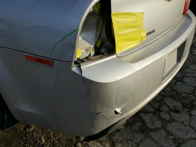 1G1ZC5E07CF196615 - 2012 CHEVROLET MALIBU 1LT 银色 照片 9