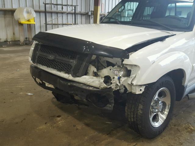 1FMZU67K34UA09517 - 2004 FORD EXPLORER S WHITE photo 9