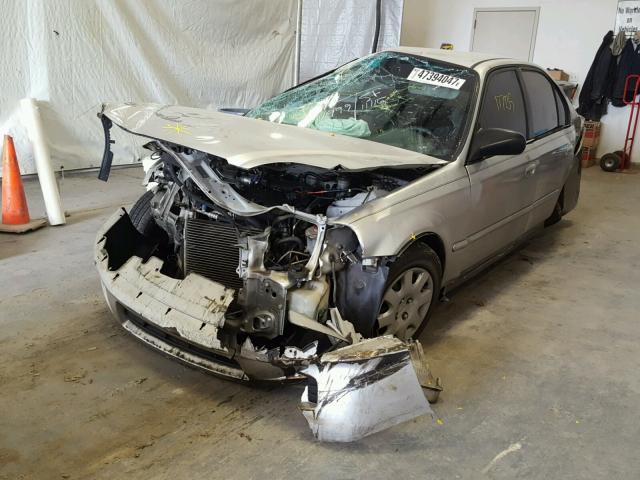 2HGEJ6614XH522272 - 1999 HONDA CIVIC BASE SILVER photo 2