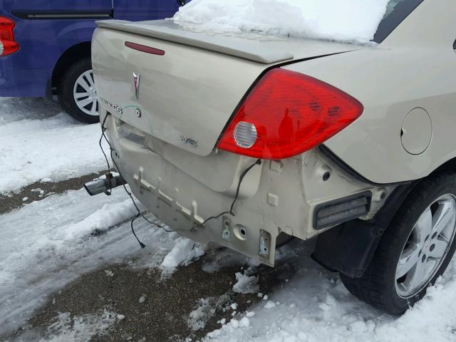 1G2ZG57N194124970 - 2009 PONTIAC G6 BEIGE photo 9