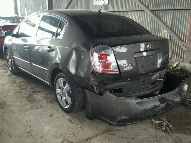 3N1AB61E78L682923 - 2008 NISSAN SENTRA 2.0 GRAY photo 3