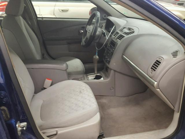 1G1ZT54835F265679 - 2005 CHEVROLET MALIBU LS BLUE photo 5