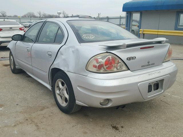 1G2NF52E34M645304 - 2004 PONTIAC GRAND AM S SILVER photo 3