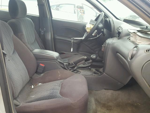 1G2NF52E34M645304 - 2004 PONTIAC GRAND AM S SILVER photo 5