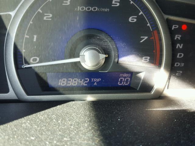 1HGFA16837L133355 - 2007 HONDA CIVIC EX წითელი ფოტო 8