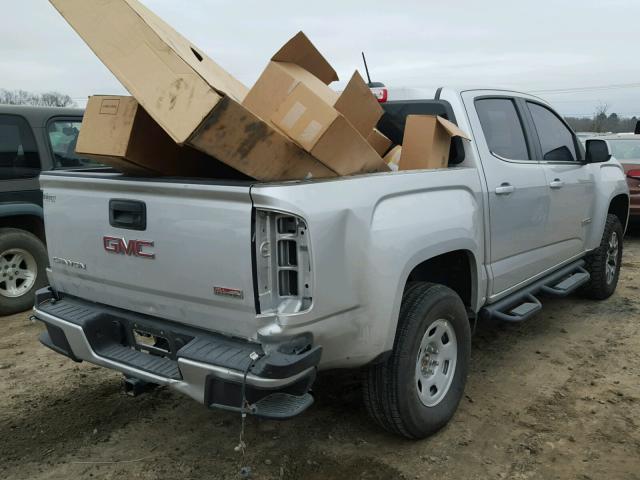 1GTG6CEN4H1195738 - 2017 GMC CANYON SLE SILVER photo 4