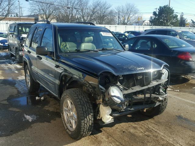 1J4GL58K74W243858 - 2004 JEEP LIBERTY LI BLACK photo 1