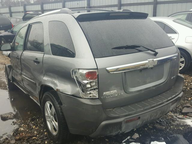 2CNDL23F656190417 - 2005 CHEVROLET EQUINOX LS GRAY photo 3