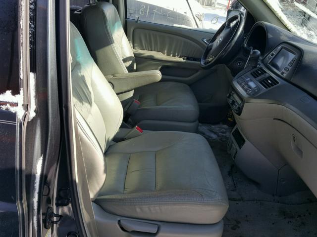 5FNRL38796B030951 - 2006 HONDA ODYSSEY EX GRAY photo 5