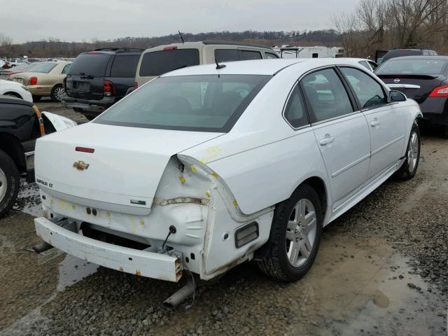 2G1WG5E30D1219663 - 2013 CHEVROLET IMPALA LT WHITE photo 4