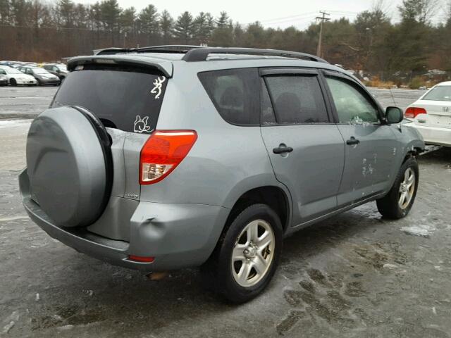 JTMBD33V786078676 - 2008 TOYOTA RAV4 GRAY photo 4