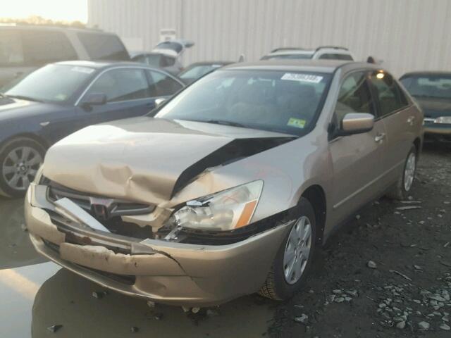 1HGCM56334A071078 - 2004 HONDA ACCORD LX GOLD photo 2