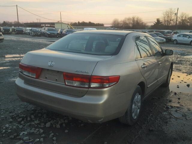 1HGCM56334A071078 - 2004 HONDA ACCORD LX GOLD photo 4