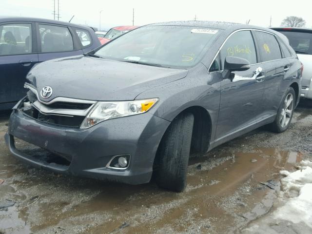 4T3BK3BB7DU086878 - 2013 TOYOTA VENZA LE GRAY photo 2