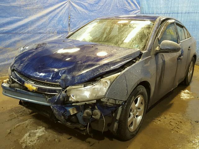 1G1PC5SB6D7248289 - 2013 CHEVROLET CRUZE LT BLUE photo 2