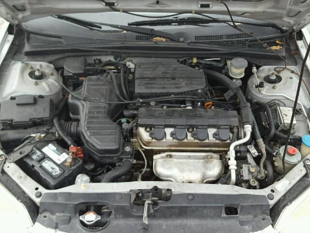 2HGES26762H563408 - 2002 HONDA CIVIC EX SILVER photo 7