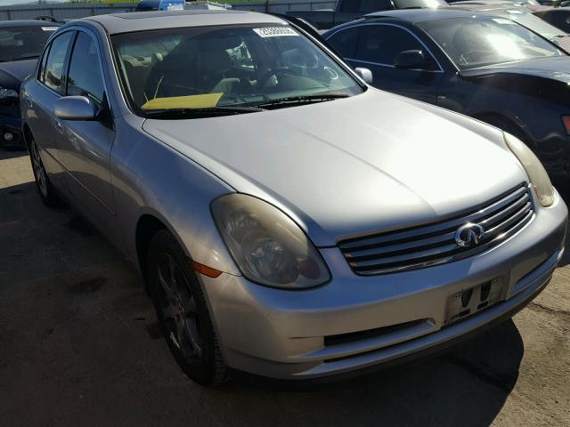 JNKCV51E43M303011 - 2003 INFINITI G35 SILVER photo 1