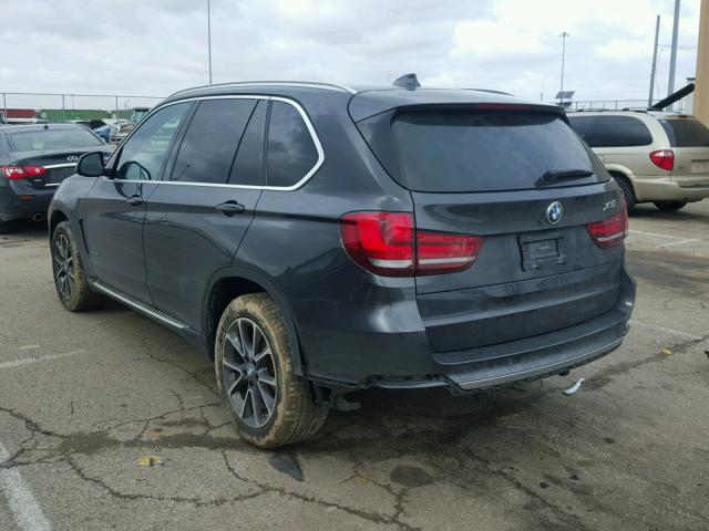 5UXKR0C52F0P04262 - 2015 BMW X5 XDRIVE3 GRAY photo 3