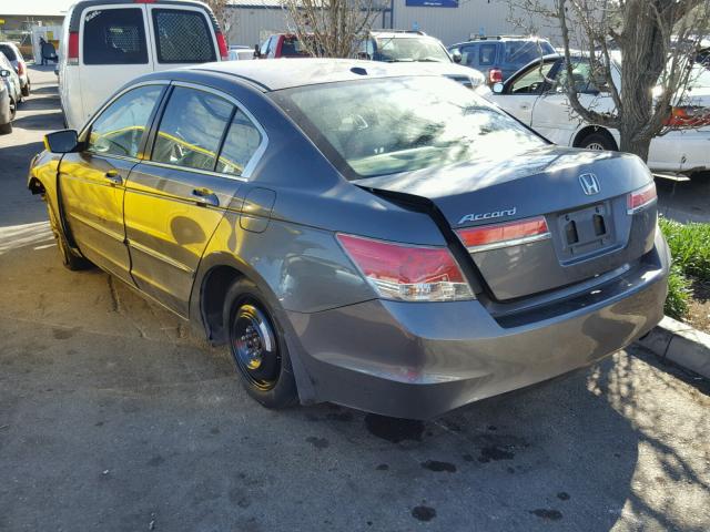 1HGCP2F86BA125486 - 2011 HONDA ACCORD EXL GRAY photo 3