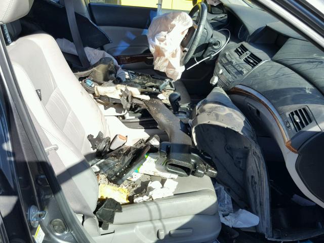 1HGCP2F86BA125486 - 2011 HONDA ACCORD EXL GRAY photo 5