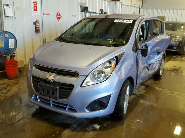 KL8CA6S93EC593005 - 2014 CHEVROLET SPARK LS PURPLE photo 2