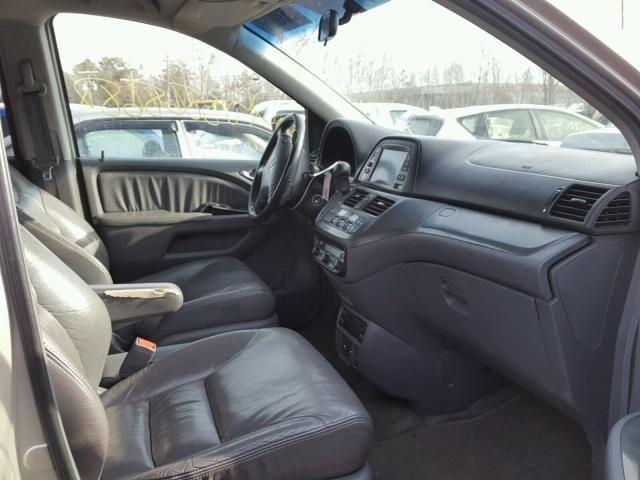 5FNRL38756B439089 - 2006 HONDA ODYSSEY EX GRAY photo 5