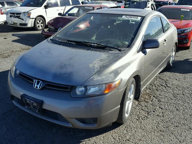 2HGFG118X7H550524 - 2007 HONDA CIVIC EX გრაფიტი ფოტო 2
