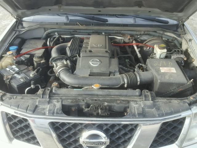 5N1AR18W37C642189 - 2007 NISSAN PATHFINDER SILVER photo 7