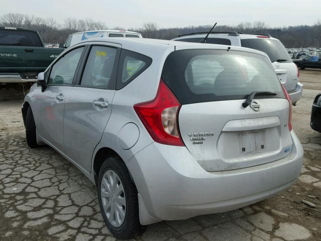 3N1CE2CP8EL385694 - 2014 NISSAN VERSA NOTE SILVER photo 3